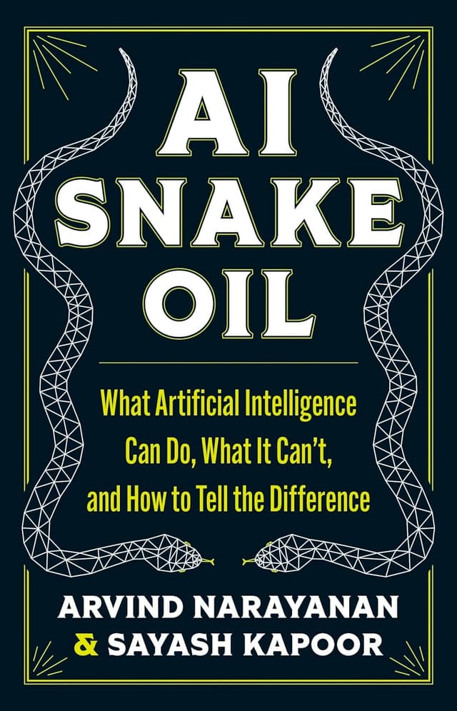AI Snake Oil cover